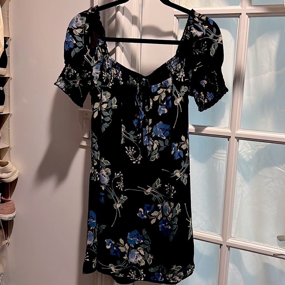 Flowered Slip Dress
